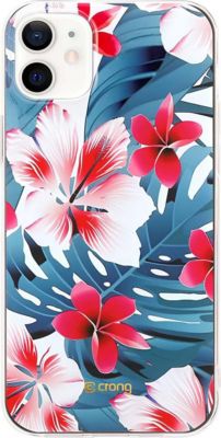 Coque AVIZAR pour iPhone 12 Mini Flower Case Élégant