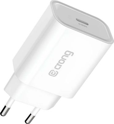 Chargeur AVIZAR Crong Chargeur Secteur USB-C 20W Compati