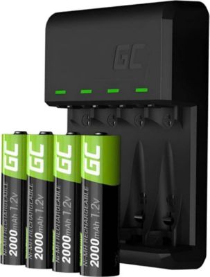 Chargeur de piles AVIZAR Green Cell Chargeur de piles plus 4x pil