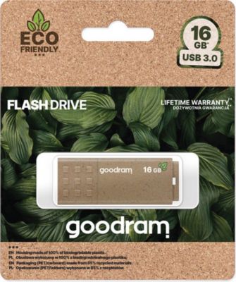 Clé USB GOODRAM 16GO UME3 ECO - matériau 100% recyclés