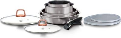 Batterie de cuisine BERLINGER HAUS Moonlight Induction Poignée Amovible Batterie de cuisine BERLINGER HAUS Moonlight Induction Poignée Amovible