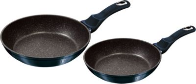 Batterie de cuisine BERLINGER HAUS Aquamarine Set Poêles à Frire Induction