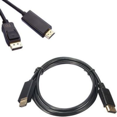 Connecteur HOBBYTECH Câble DisplayPort vers HDMI 4k Full HD