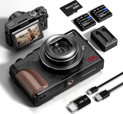 Appareil photo Hybride NBD Carte SD 32GB + 2 Batteries + Clé USB