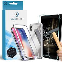 Coque VISIODIRECT verre pour Iphone XR 6.1" + Coque