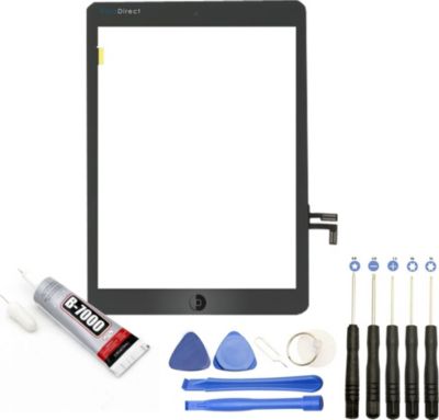 Ecran téléphone VISIODIRECT Vitre tactile pour iPad 5 A1822 A1823 Ecran téléphone VISIODIRECT Vitre tactile pour iPad 5 A1822 A1823