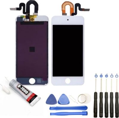 Ecran téléphone VISIODIRECT Vitre + LCD pour iPod Touch 5 BLANC