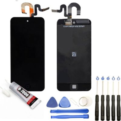 Ecran téléphone VISIODIRECT Vitre + LCD pour iPod Touch 5 NOIR