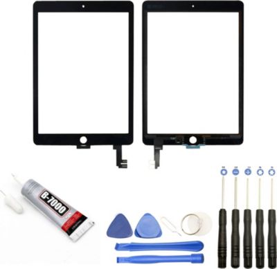 Ecran téléphone VISIODIRECT Vitre écran tactile pour iPad Air 2 NOIR