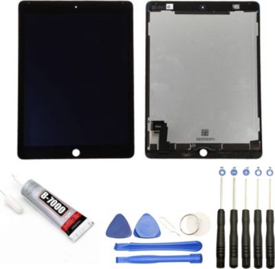 Ecran téléphone VISIODIRECT Vitre + LCD pour iPad Air 2 NOIR