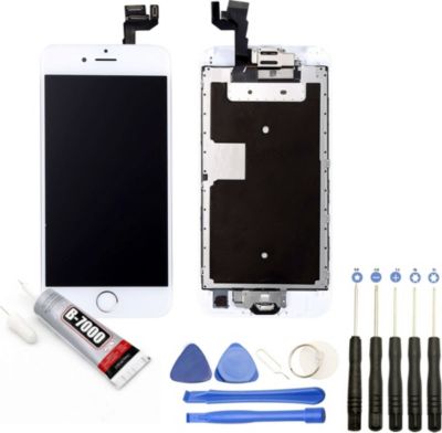 VISIODIRECT Vitre + LCD pour iPhone 6S BLANC