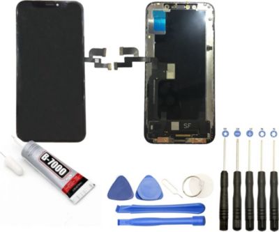 Ecran téléphone VISIODIRECT Vitre tactile + LCD pour Iphone XS 5.8"