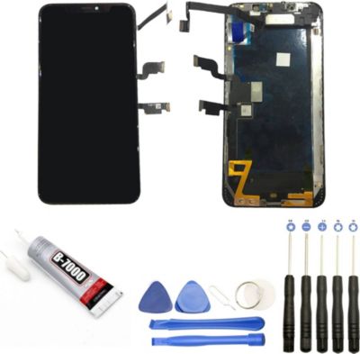 Ecran téléphone VISIODIRECT Vitre tactile + LCD pour Iphone XS Max