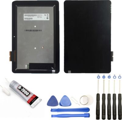 Ecran téléphone VISIODIRECT Vitre + LCD pour Asus T101HA NOIR