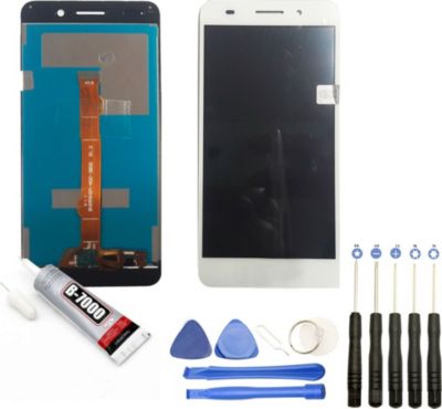 Ecran téléphone VISIODIRECT Vitre + LCD pour Huawei Y6II 5.5&#34; BLANC Ecran téléphone VISIODIRECT Vitre + LCD pour Huawei Y6II 5.5&#34; BLANC