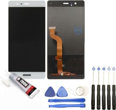 Ecran téléphone VISIODIRECT Vitre + LCD pour Huawei P9 5.2" NOIR