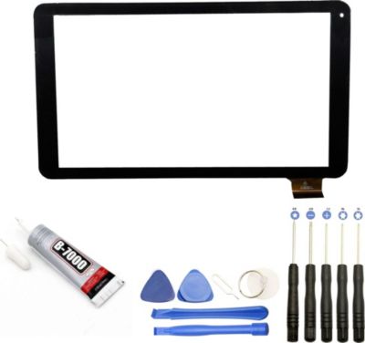 VISIODIRECT Vitre tactile pour Logicom Tab 1040