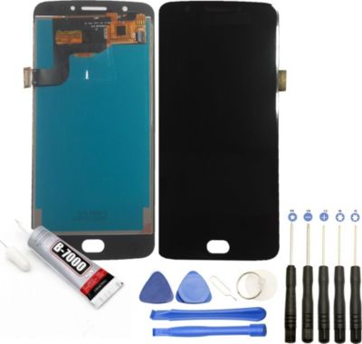 Ecran téléphone VISIODIRECT Vitre+LCD pour Motorola Moto E4 5" NOIR