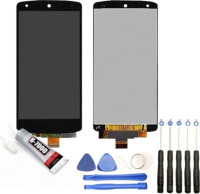 Ecran téléphone VISIODIRECT Vitre + LCD pour LG Google Nexus 5 NOIR
