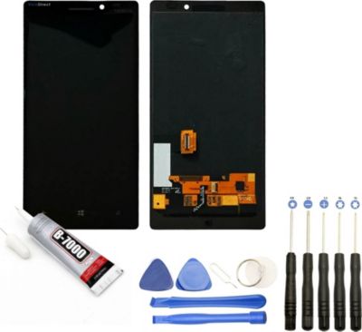 Ecran téléphone VISIODIRECT Vitre + LCD pour Nokia Lumia 930 NOIR