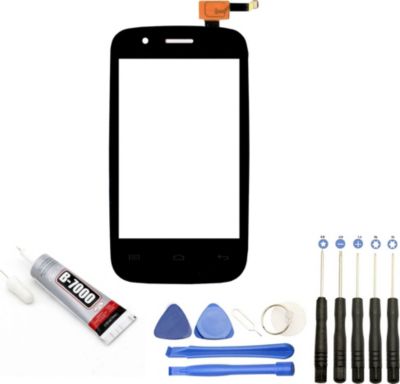 Ecran téléphone VISIODIRECT Vitre écran tactile pour Wiko Ozzy NOIR