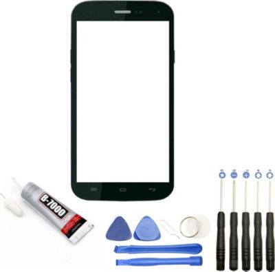 Ecran téléphone VISIODIRECT Vitre écran tactile pour Wiko Barry NOIR