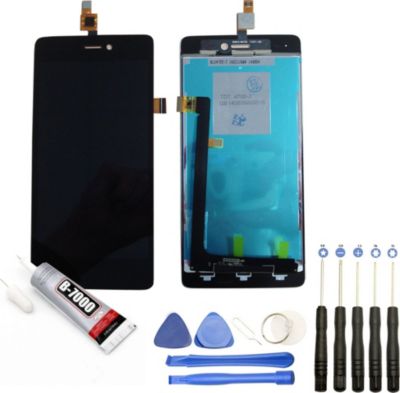 Ecran téléphone VISIODIRECT Vitre + LCD pour Wiko Highway Signs NOIR