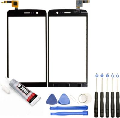 Ecran téléphone VISIODIRECT Vitre écran tactile pour Wiko Slide NOIR