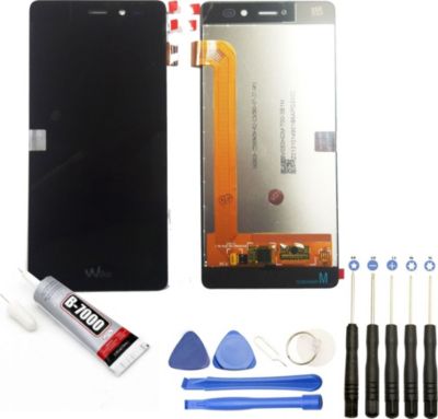 VISIODIRECT Vitre + LCD pour Wiko Tommy NOIR
