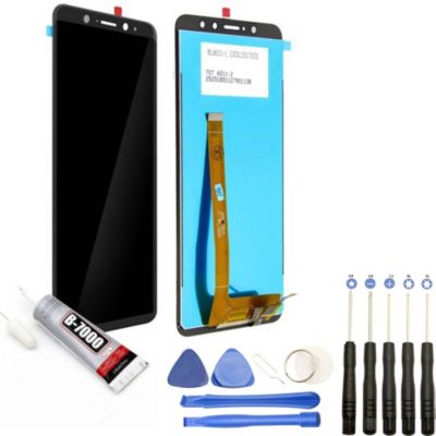 Ecran téléphone VISIODIRECT Vitre + LCD pour Wiko View XL 5.99" NOIR