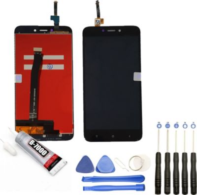 Ecran téléphone VISIODIRECT Vitre + LCD pour Xiaomi 4X 5" NOIR