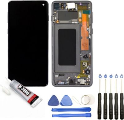 VISIODIRECT Vitre+LCD pour Samsung Galaxy S10 G973F