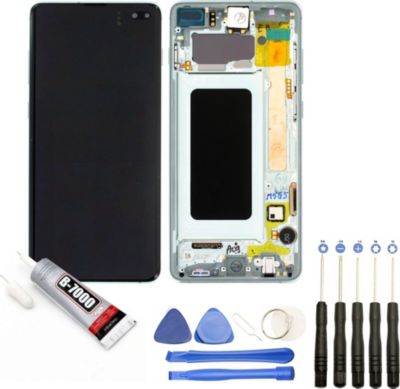 VISIODIRECT Vitre + LCD pour Samsung Galaxy S10+