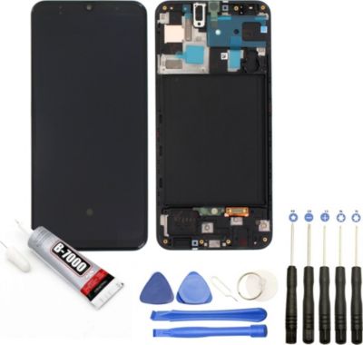Ecran téléphone VISIODIRECT Vitre +LCD pour Samsung Galaxy A50 Ecran téléphone VISIODIRECT Vitre +LCD pour Samsung Galaxy A50