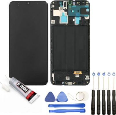 Ecran téléphone VISIODIRECT Vitre+LCD pour Samsung Galaxy A30