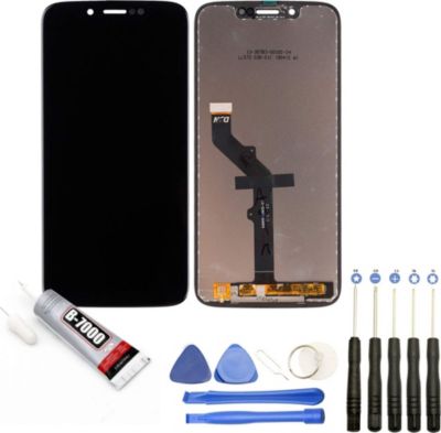 Ecran téléphone VISIODIRECT Vitre +LCD pour Motorola Moto G7 Play