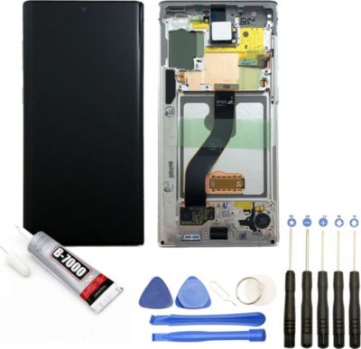 Ecran téléphone VISIODIRECT Vitre+LCD pour Samsung Galaxy Note 10