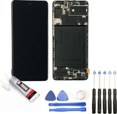 Ecran téléphone VISIODIRECT Vitre+Ecran LCD pour Samsung Galaxy A71