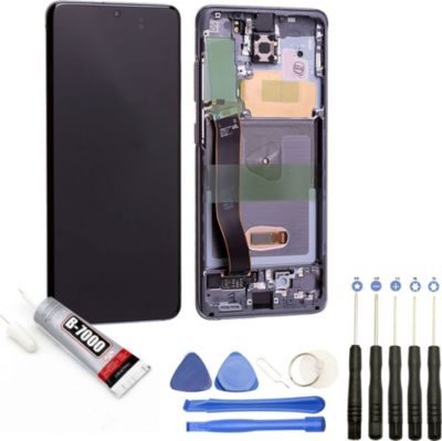Ecran téléphone VISIODIRECT Vitre+Ecran LCD pour Galaxy S20