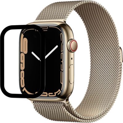 Protège écran VISIODIRECT Verre 3D pour Apple Watch Series 7 45mm