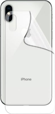 Protège écran VISIODIRECT Film arrière hydrogel pour iPhone X/XS