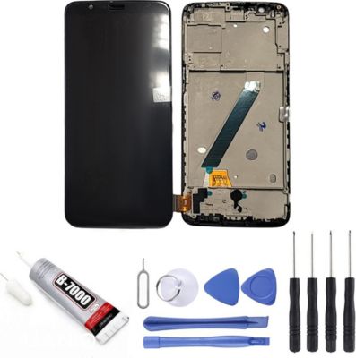Afficheur VISIODIRECT Vitre+ LCD pour Oneplus 5T avec chassis