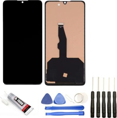 Afficheur VISIODIRECT Vitre LCD pour Huawei P30 Rouge