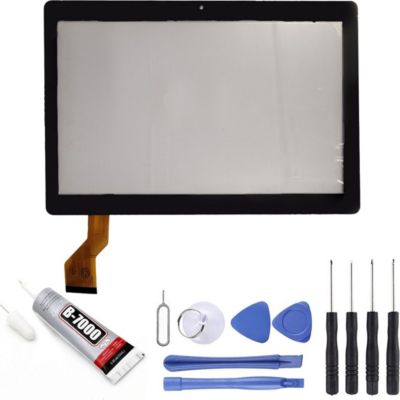 Afficheur VISIODIRECT Vitre pour tablette Beista K107 Noir
