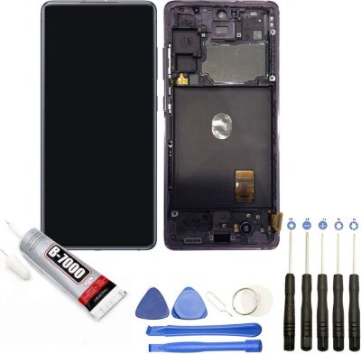 Afficheur VISIODIRECT VITRE LCD Samsung Galaxy S20 FE 5G bleu