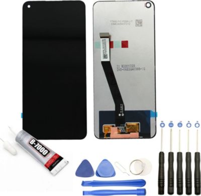 Afficheur VISIODIRECT VITRE LCD pour Xiaomi Redmi Note 9 Noir