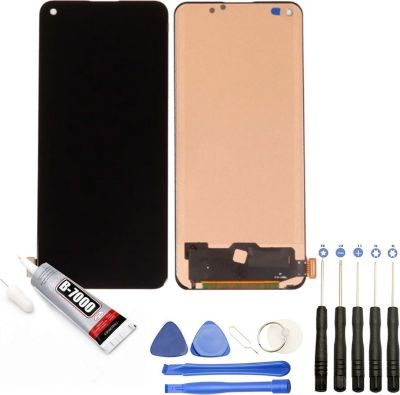 Afficheur VISIODIRECT VITRE LCD pour OPPO A74 4G CHP2219 bleu