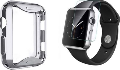 Protège écran VISIODIRECT Film pour Apple Watch 40mm+Coque