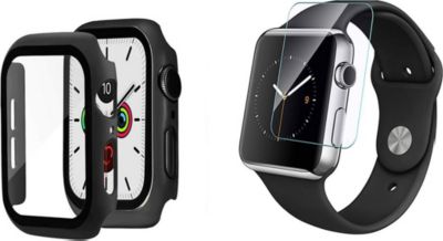 Protège écran VISIODIRECT Film pour Apple Watch SE 2 44 mm +Coque