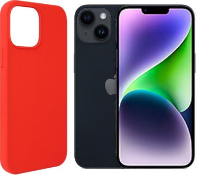 Coque VISIODIRECT Coque Rouge pour iPhone 14 Plus